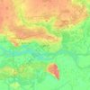 Topografische kaart Сургут, hoogte, reliëf