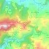 Topografische kaart Sayalgarh, hoogte, reliëf