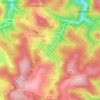 Topografische kaart Heppingsen, hoogte, reliëf