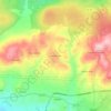 Topografische kaart Vale Telheiro, hoogte, reliëf