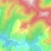 Topografische kaart Artikutza, hoogte, reliëf
