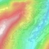 Topografische kaart Hochasten, hoogte, reliëf