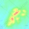 Topografische kaart Los Cerros Blancos, hoogte, reliëf