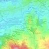 Topografische kaart Pardarilla, hoogte, reliëf