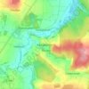 Topografische kaart Königshütte, hoogte, reliëf