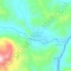 Topografische kaart Poyentimari, hoogte, reliëf