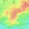 Topografische kaart Paschenberg, hoogte, reliëf