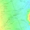 Topografische kaart Magalang, hoogte, reliëf