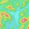 Topografische kaart Maredumilli, hoogte, reliëf