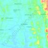Topografische kaart Kirindiwela, hoogte, reliëf