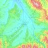 Topografische kaart Лесковац, hoogte, reliëf
