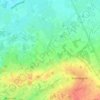 Topografische kaart Eerdegem, hoogte, reliëf