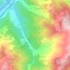 Topografische kaart Pozzuolo, hoogte, reliëf