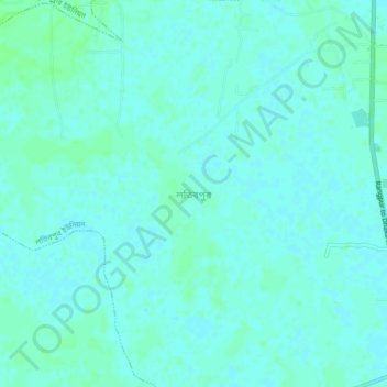 Topografische kaart Latibpur, hoogte, reliëf