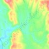 Topografische kaart Bobo, hoogte, reliëf