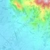 Topografische kaart Pozzarello, hoogte, reliëf