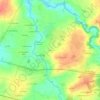 Topografische kaart Le Pas, hoogte, reliëf