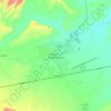 Topografische kaart Kayenta, hoogte, reliëf