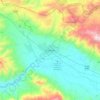 Topografische kaart Erzincan, hoogte, reliëf