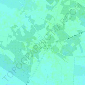 Topografische kaart Bariire, hoogte, reliëf