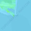 Topografische kaart Cape Hatteras, hoogte, reliëf