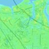 Topografische kaart Bridgewater, hoogte, reliëf