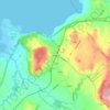 Topografische kaart Skogn, hoogte, reliëf