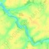 Topografische kaart Verdes, hoogte, reliëf
