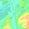 Topografische kaart Putnam, hoogte, reliëf