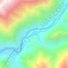 Topografische kaart Cahua, hoogte, reliëf