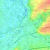 Topografische kaart Hermelgem, hoogte, reliëf