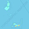 Topografische kaart Kepulauan Natuna Selatan, hoogte, reliëf