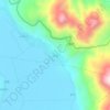 Topografische kaart Baiwu, hoogte, reliëf