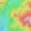 Topografische kaart Gunung Gap, hoogte, reliëf