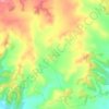 Topografische kaart Koşuyolu, hoogte, reliëf