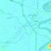 Topografische kaart La Carolina, hoogte, reliëf