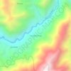 Topografische kaart Campana Pungo, hoogte, reliëf