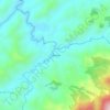 Topografische kaart Capelinha, hoogte, reliëf