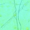 Topografische kaart Qaha, hoogte, reliëf