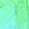 Topografische kaart Les Berres, hoogte, reliëf