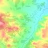 Topografische kaart La Yunquera, hoogte, reliëf