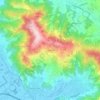 Topografische kaart Corsanico, hoogte, reliëf
