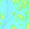 Topografische kaart Capita, hoogte, reliëf