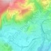 Topografische kaart Chez Levet, hoogte, reliëf