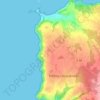 Topografische kaart Kersalic Braz, hoogte, reliëf