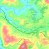 Topografische kaart La Llama, hoogte, reliëf