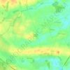 Topografische kaart La Vallée de Berreau, hoogte, reliëf