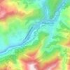 Topografische kaart Gulabrai, hoogte, reliëf
