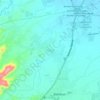 Topografische kaart Anupul, hoogte, reliëf