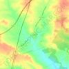 Topografische kaart Pozoseco, hoogte, reliëf